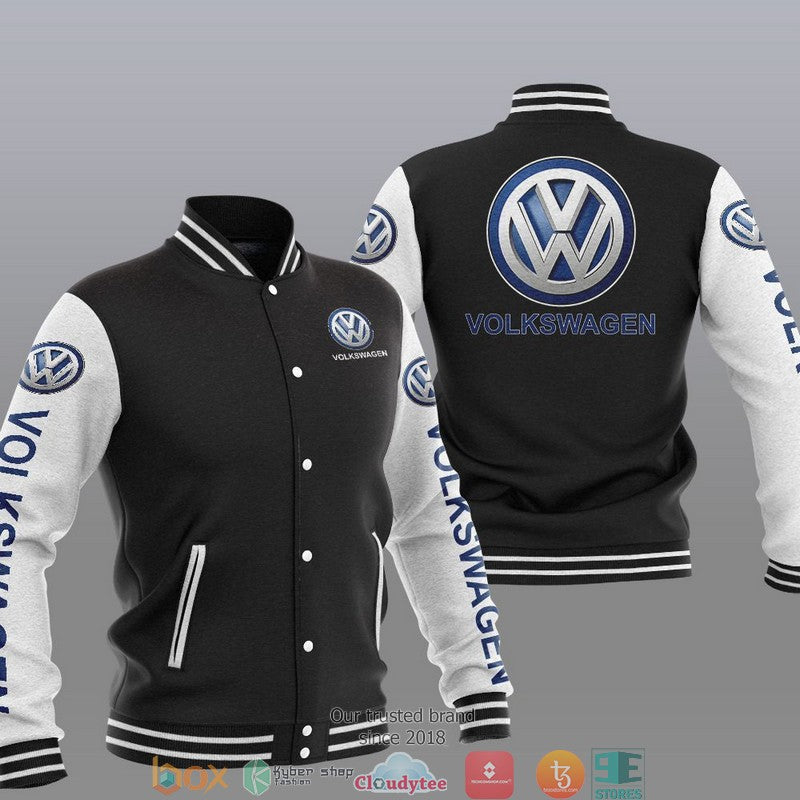 Volkswagen Car Brand Baseball Jacket baseball jersey product view 1