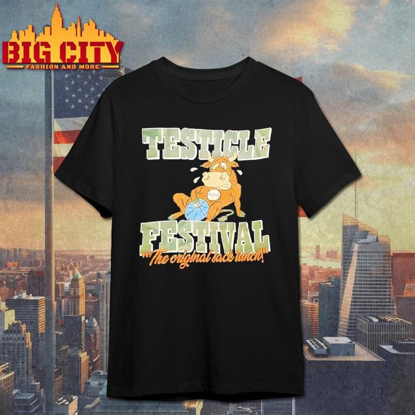 Volunr Testicle Festival The Original Lunch Shirt Unisex T-shirt, Sweatshirt, Hoodie, Long Sleeve Tee - T-Shirt, Sweatshirt, Hoodie