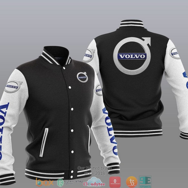Volvo Car Brand Baseball Jacket baseball jersey product view 1