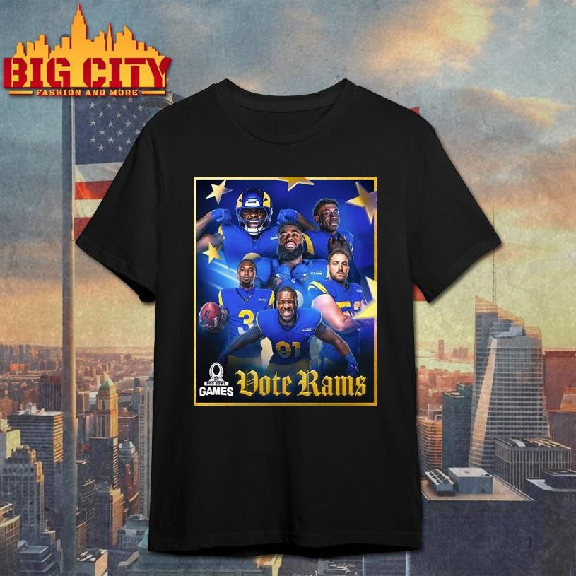 Vote Rams Pro Bowl Games Shirt Unisex T-shirt, Sweatshirt, Hoodie, Long Sleeve Tee - T-Shirt, Sweatshirt, Hoodie