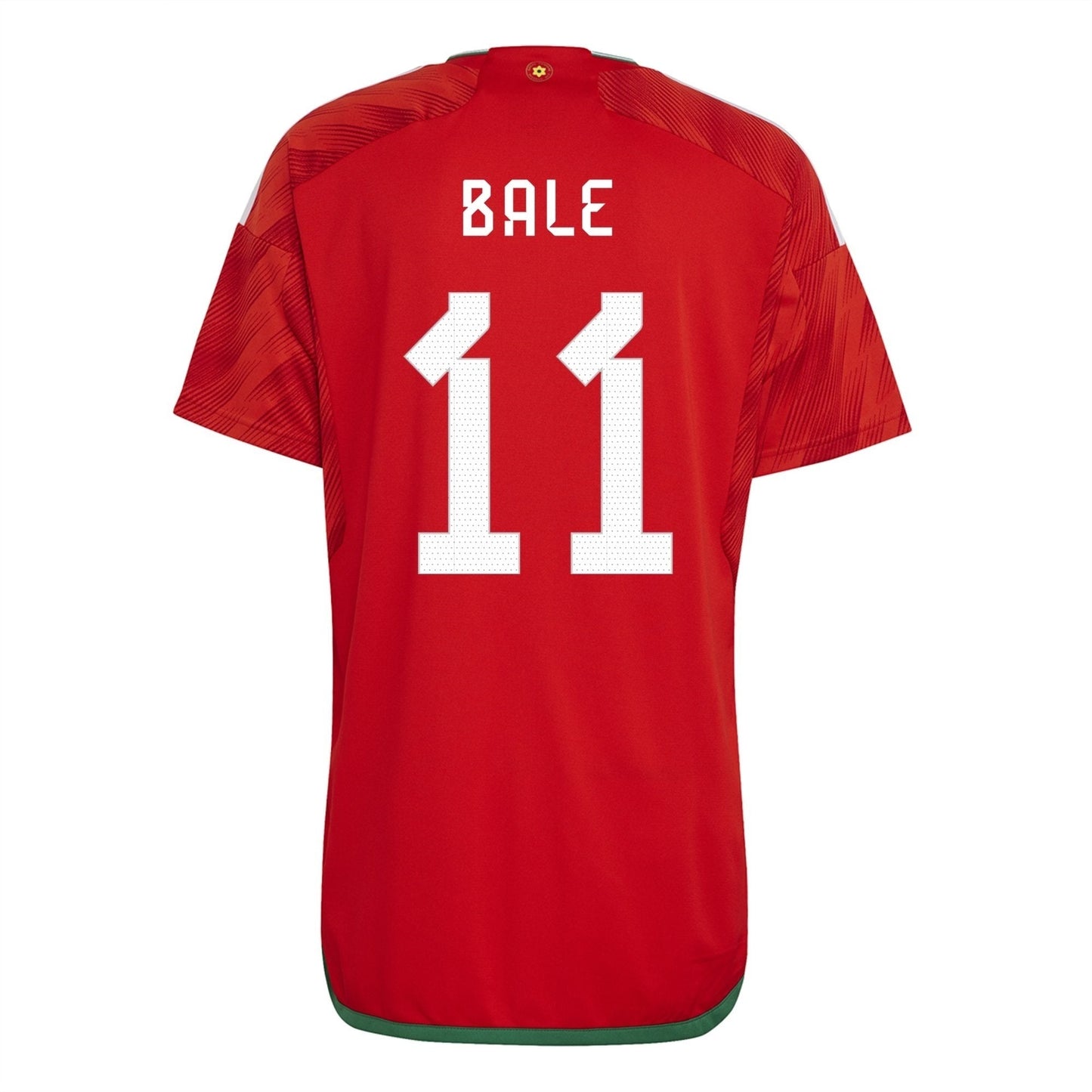 Wales 11 Gareth Bale Home Style 1 Soccer Jersey sports jersey product view 1