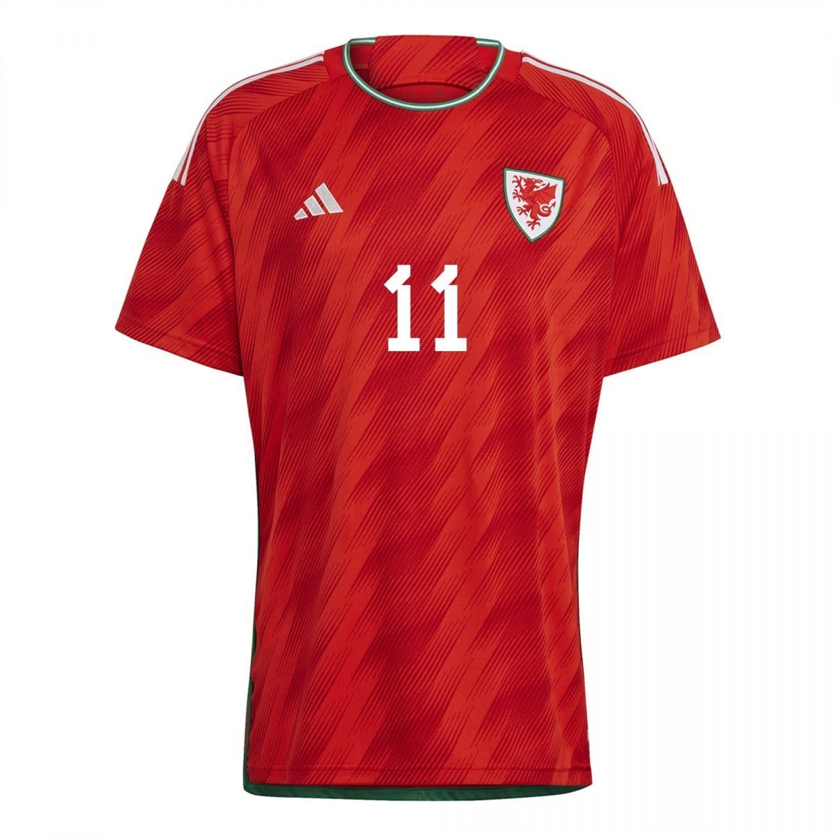 Wales 11 Gareth Bale Home Style 2 Soccer Jersey sports jersey product view 1
