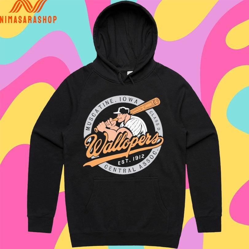 Wallopers Muscatine Iowa Class Est 1912 Central Assoc - Adult & Kids T-Shirts, Sweatshirts & Hoodies apparel design preview 2
