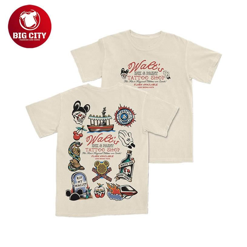 Official Walts Tattoo 2025 Two Sided Shirt Unisex T-shirt, Sweatshirt, Hoodie, Long Sleeve Tee - T-Shirt, Sweatshirt, Hoodie