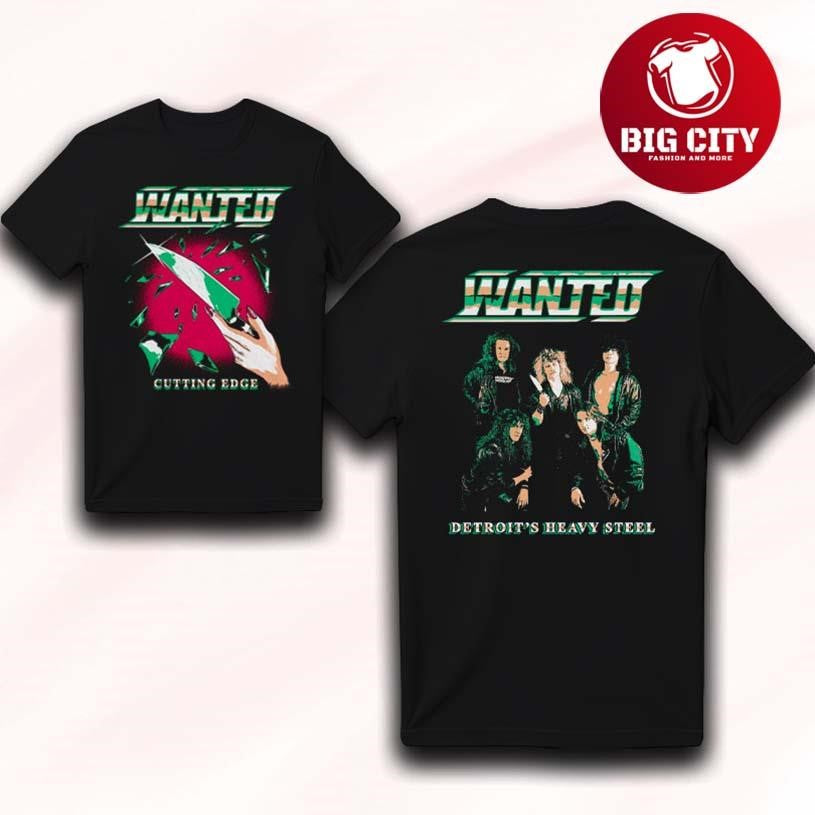 Wanted Cutting Edge Tour Two Sided Shirt Unisex T-shirt, Sweatshirt, Hoodie, Long Sleeve Tee - T-Shirt, Sweatshirt, Hoodie