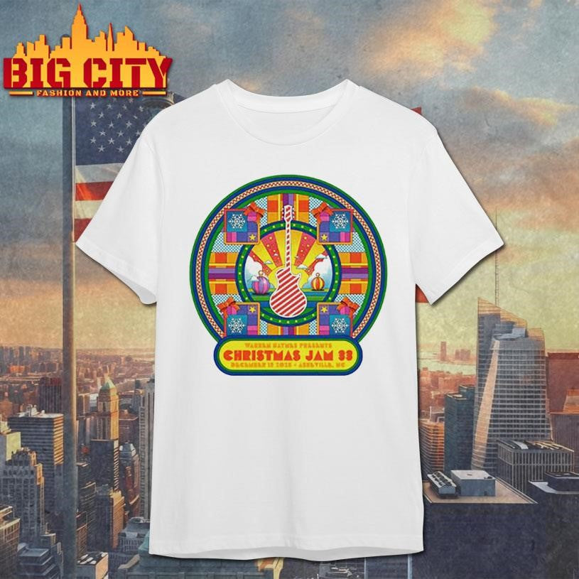 Warren Haynes Christmas Jam 33 Asheville NC Dec 13 2025 Shirt Unisex T-shirt, Sweatshirt, Hoodie, Long Sleeve Tee - T-Shirt, Sweatshirt, Hoodie