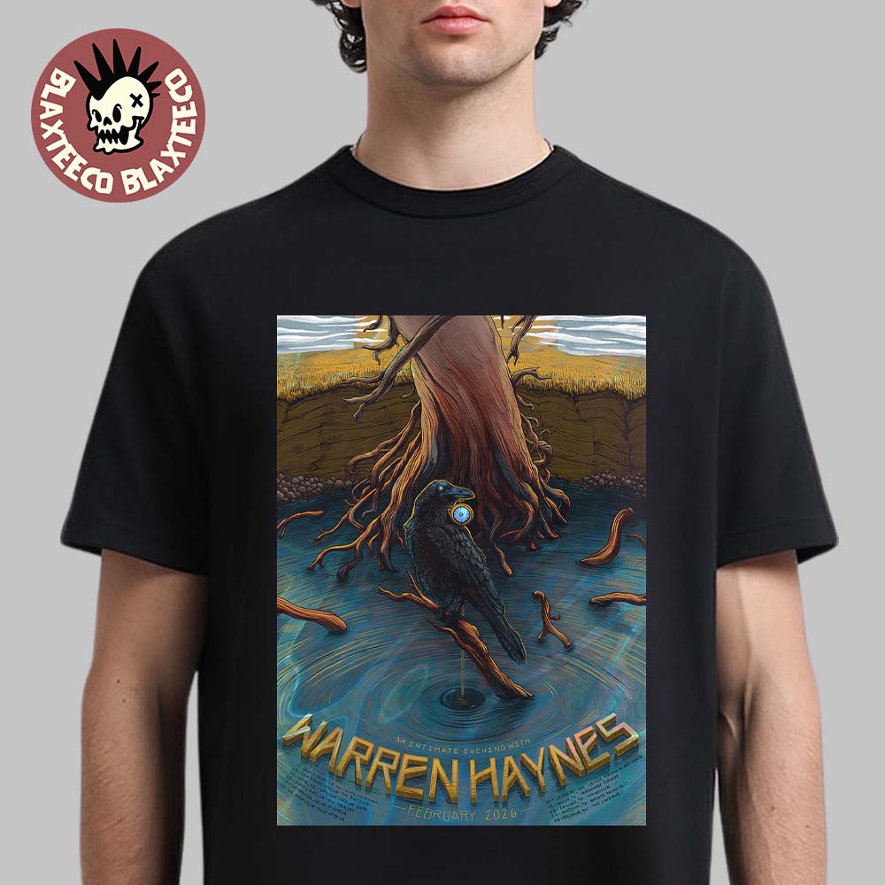 Warren Haynes The Winter of Warren Tour February 2026 Tour West Coast Schedule Dates T-Shirt - T-Shirt, Sweatshirt, Hoodie