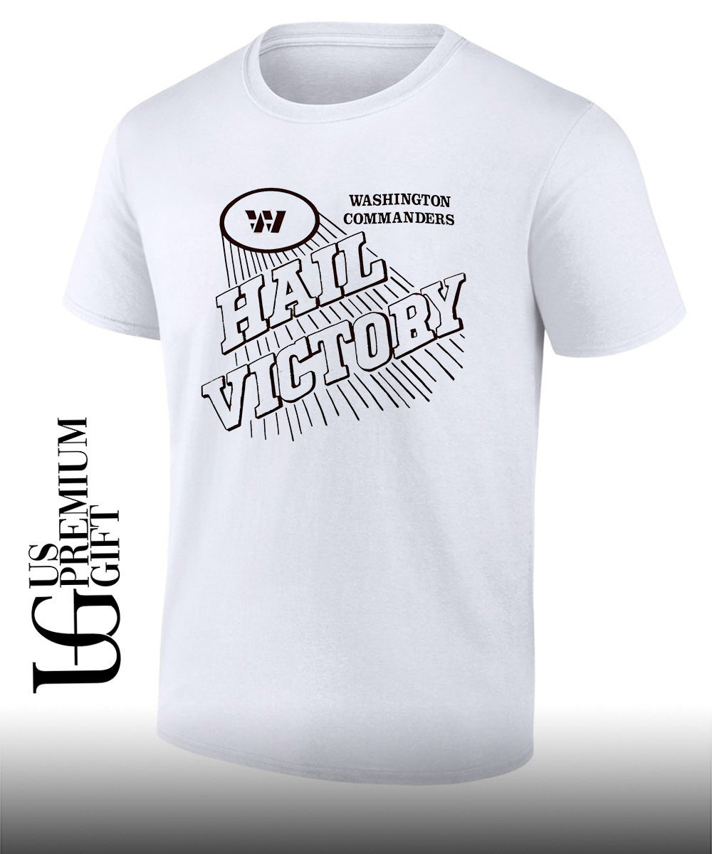 Washington Commanders Hail Victory logo shirt Unisex T-shirt, Sweatshirt, Hoodie, Long Sleeve Tee - T-Shirt, Sweatshirt, Hoodie