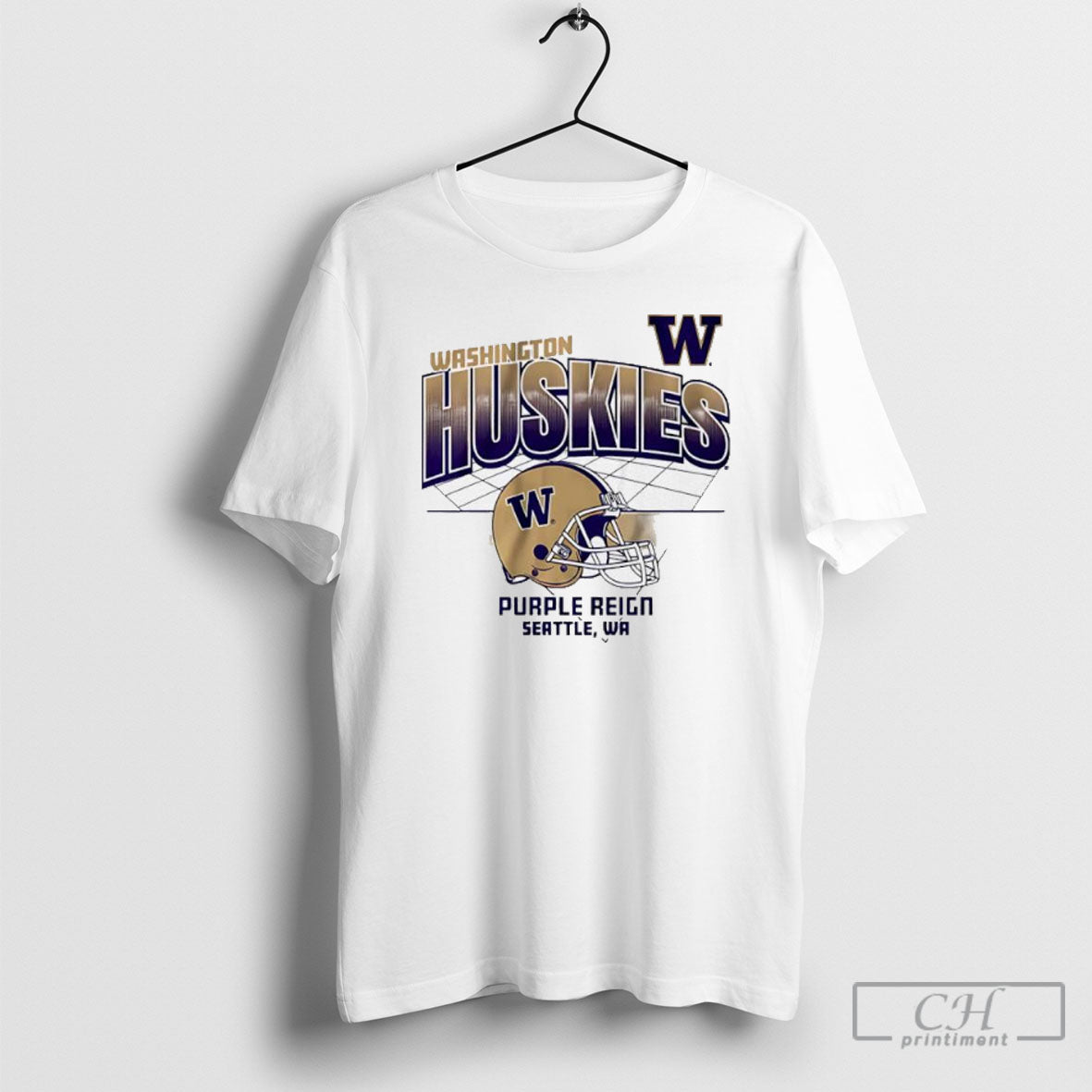 Washington Huskies Football Purple Reign Seattle Helmet Grid Unisex T-shirt, Sweatshirt, Hoodie, Long Sleeve Tee - T-Shirt, Sweatshirt, Hoodie