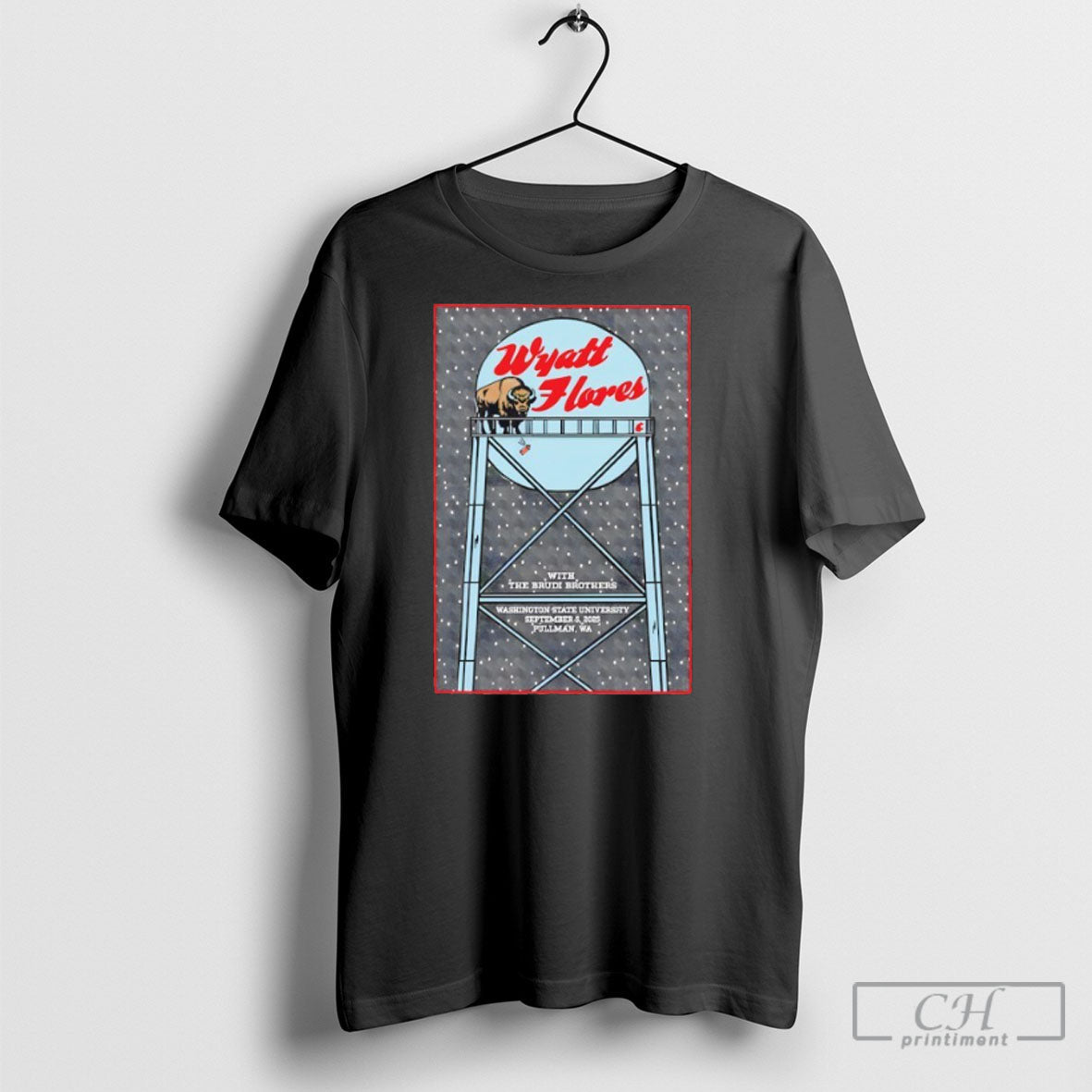 Washington State University Pullman Wa Wyatt Flores Sep 05 2025 Poster Shirt Unisex T-shirt, Sweatshirt, Hoodie, Long Sleeve Tee - T-Shirt, Sweatshirt, Hoodie