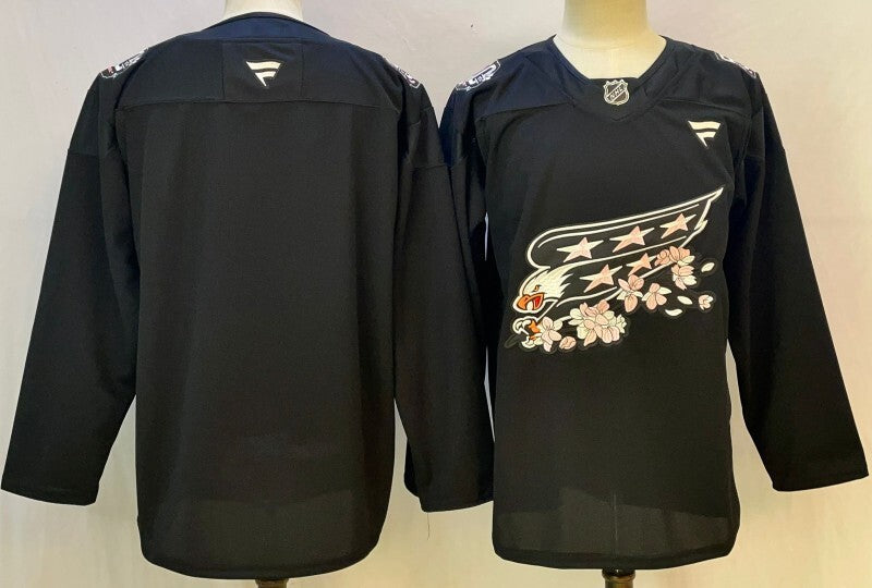 Washington Capitals Capitals Style 1 Hockey Jersey hockey jersey product view 1