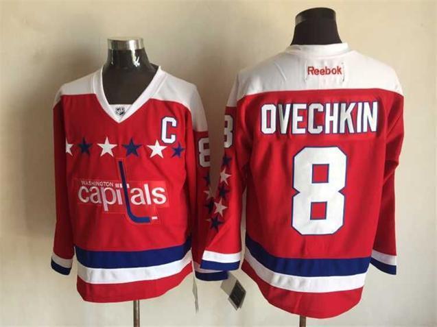 Washington Capitals Capitals Style 8 Hockey Jersey hockey jersey product view 1