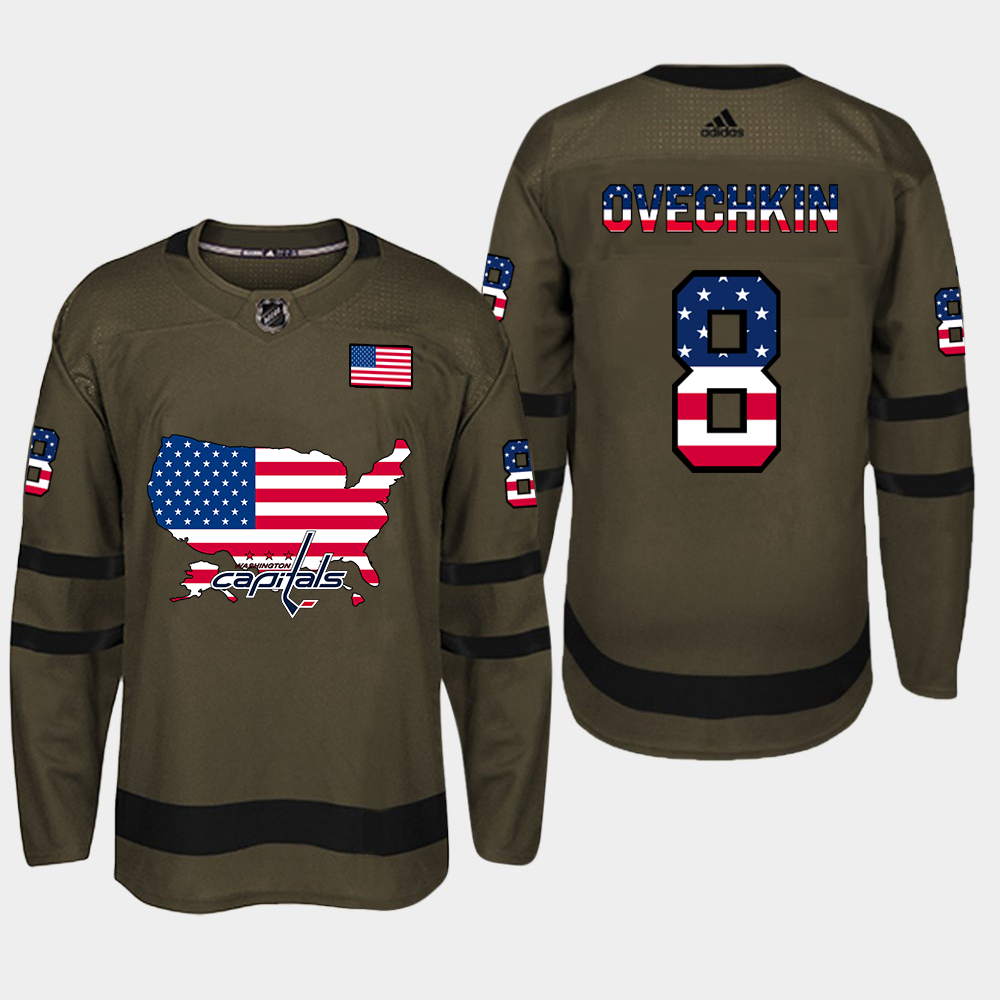 Washington Capitals Style 6 Hockey Jersey hockey jersey product view 1
