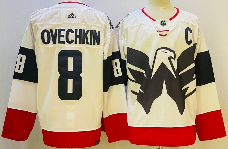 Washington Capitals #8 Alex Ovechkin Hockey Jersey hockey jersey product view 1