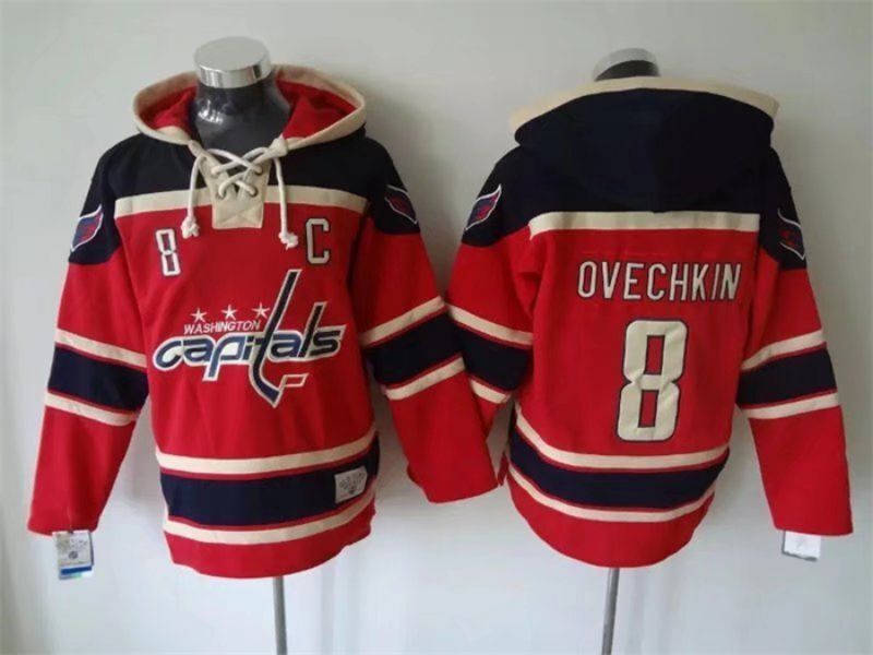 Washington Capitals #8 Alex Ovechkin Capitals Hockey Jersey hockey jersey product view 1