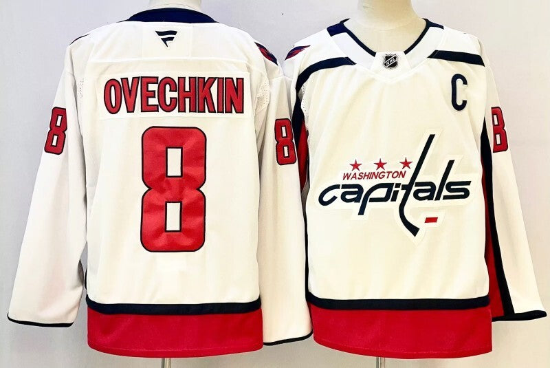 Washington Capitals #8 Alexander Ovechkin Capitals Style 10 Hockey Jersey hockey jersey product view 1