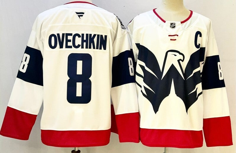 Washington Capitals #8 Alexander Ovechkin Capitals Style 11 Hockey Jersey hockey jersey product view 1