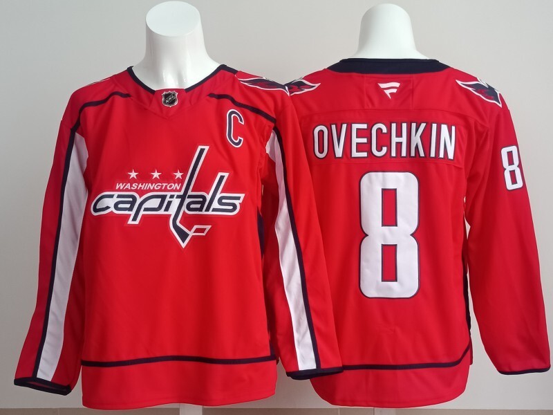 Washington Capitals #8 Alexander Ovechkin Capitals Style 4 Hockey Jersey hockey jersey product view 1