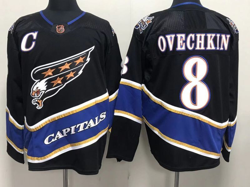 Washington Capitals #8 Alexander Ovechkin Style 4 Hockey Jersey hockey jersey product view 1