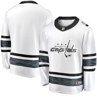 Washington Capitals blank white Hockey Jersey hockey jersey product view 1