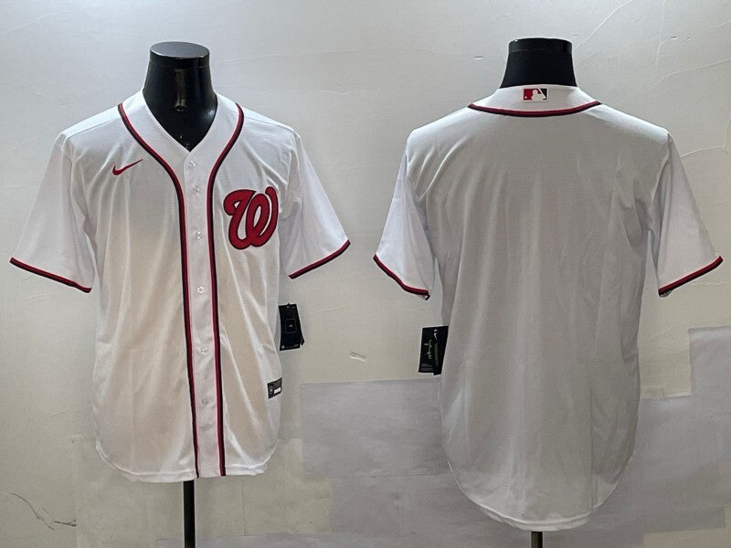 Washington Commanders Nationals Adult Style 3 Baseball Jersey baseball jersey product view 1