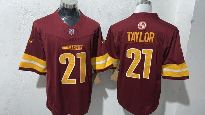 Washington Commanders #21 Sean Taylor Style 4 Football Jersey football jersey product view 1