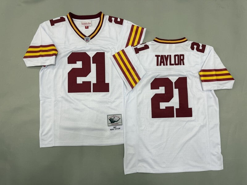 Washington Commanders #21 Sean Taylor Washington Redskins Style 2 Football Jersey football jersey product view 1