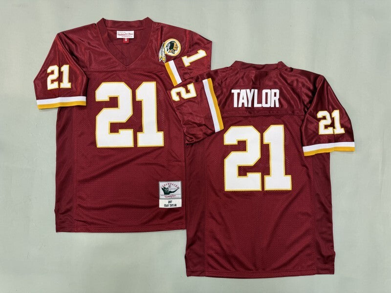Washington Commanders #21 Sean Taylor Washington Redskins Style 5 Football Jersey football jersey product view 1