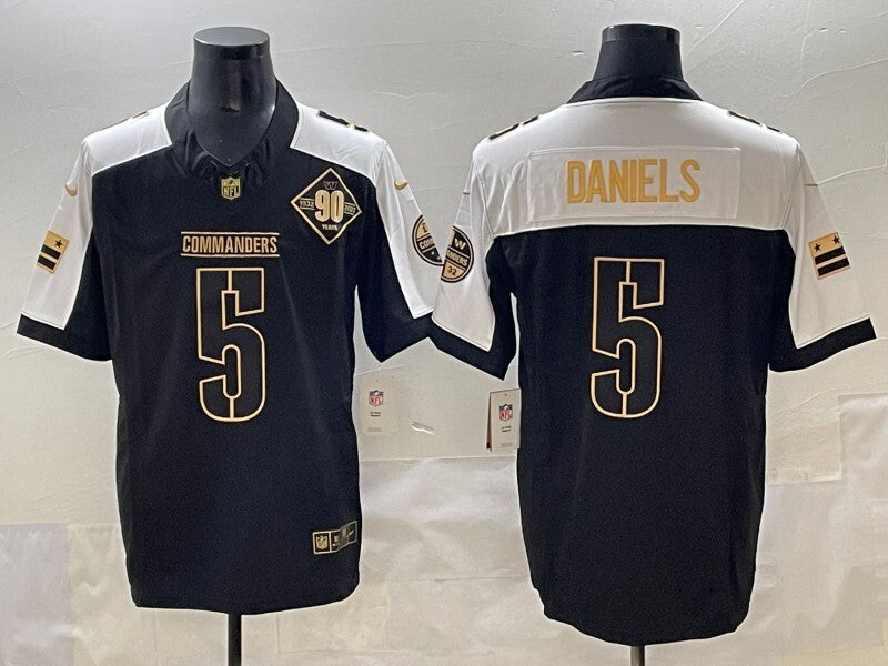 Washington Commanders #5 Jayden Daniels Redskins Style 1 Football Jersey football jersey product view 1