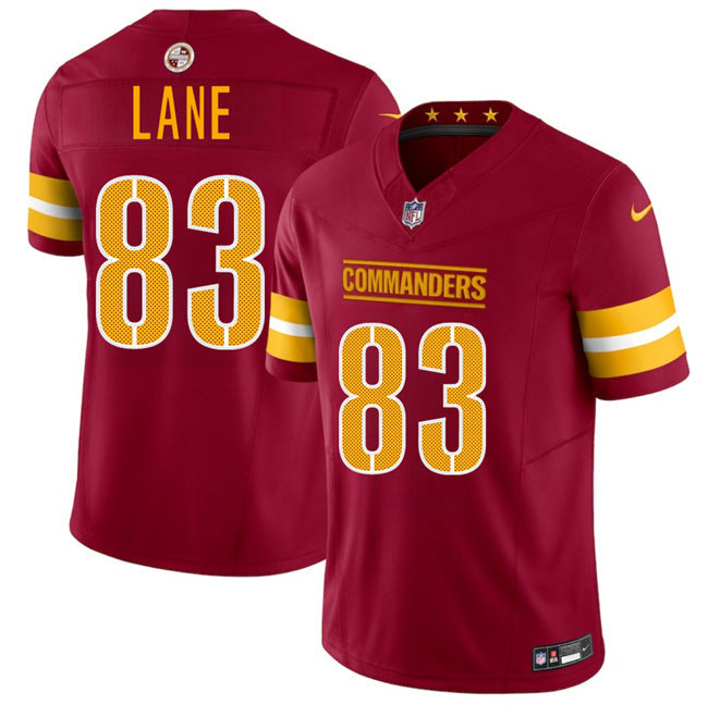 Washington Commanders #83 Jaylin Lane Burgundy 2025 Draft F.U.S.E. Vapor Limited Football Jersey football jersey product view 1