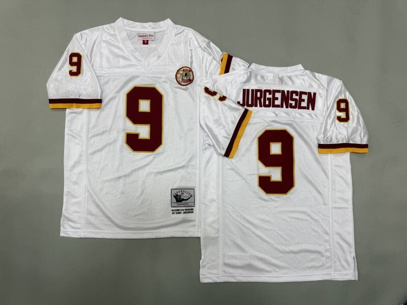 Washington Commanders #9 Jurgensen Washington Redskins Style 2 Football Jersey football jersey product view 1