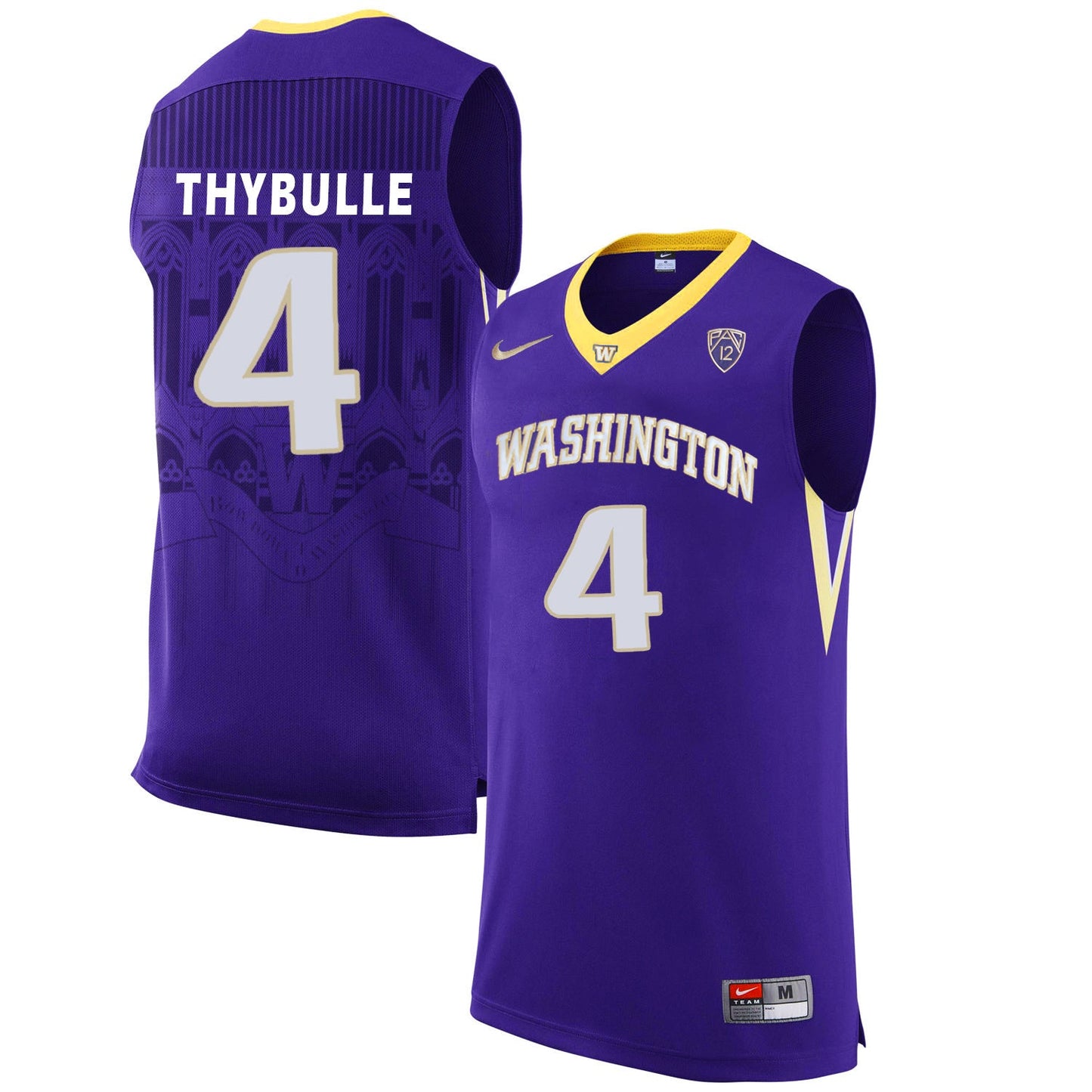 Washington Huskies Matisse Thybulle 4 Purple College Football Jersey football jersey product view 1