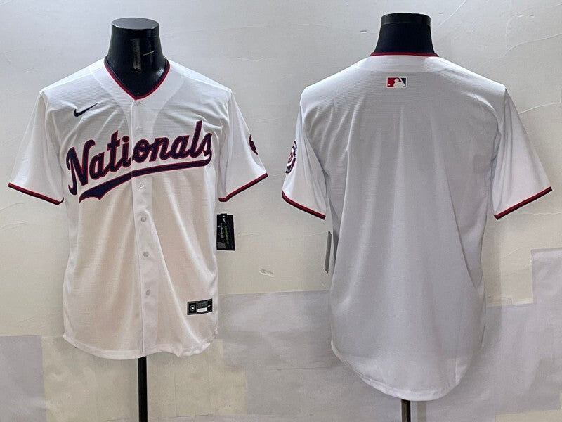 Washington Nationals Nationals Adult Style 2 Baseball Jersey baseball jersey product view 1