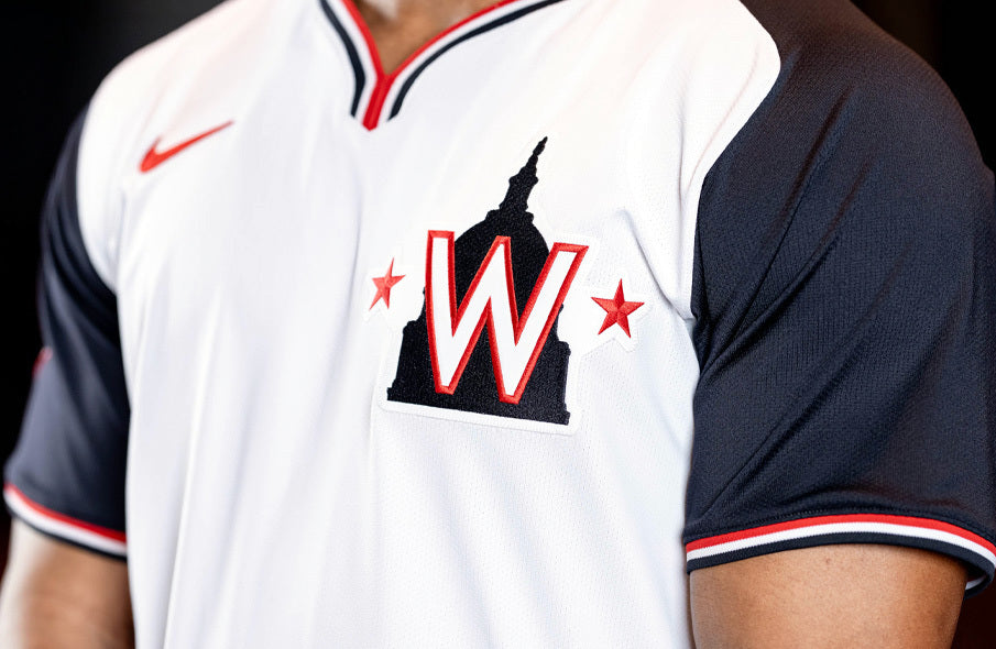 Washington Nationals New Jersey Style 1 Baseball Jersey baseball jersey product view 1