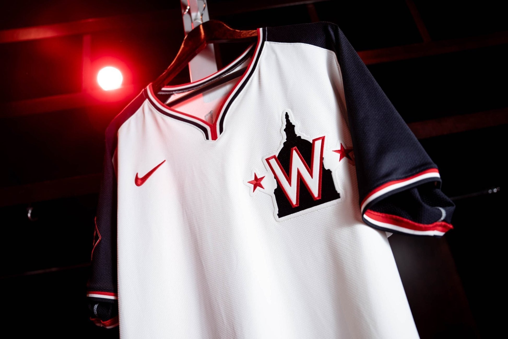 Washington Nationals New Jersey Style 2 Baseball Jersey baseball jersey product view 1
