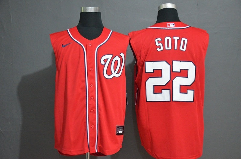 Washington Nationals #22 Juan Soto Style 2 Baseball Jersey baseball jersey product view 1