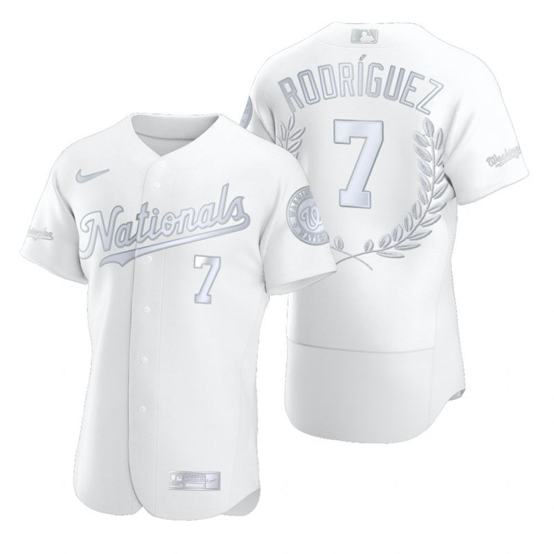 Washington Nationals #7 Rodriguez Style 1 Baseball Jersey baseball jersey product view 1