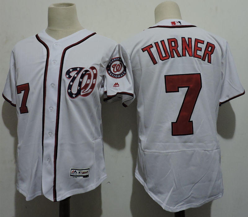 Washington Nationals #7 Trea Baseball Jersey baseball jersey product view 1