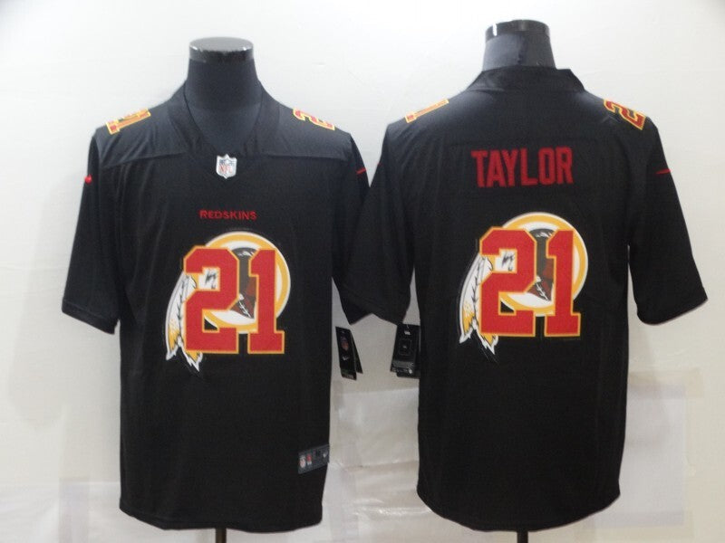 Washington Redskins #21 Sean Taylor Black Shadow 915 Football Jersey football jersey product view 1