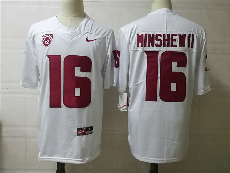 Washington State #16 Minshew II College Style 2 College Football Jersey football jersey product view 1
