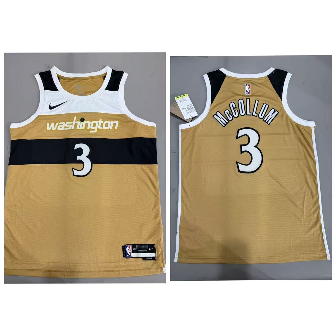 Washington Wizards #3 Bradley Beal 26 Wizards City Yellow Basketball Jersey basketball jersey product view 1