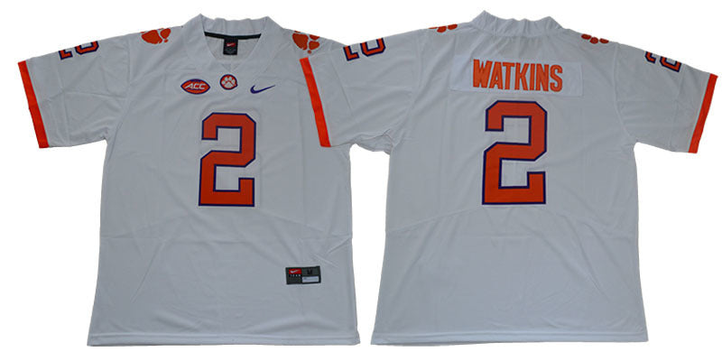 Watkins 2 Legend White College Football Jersey football jersey product view 1