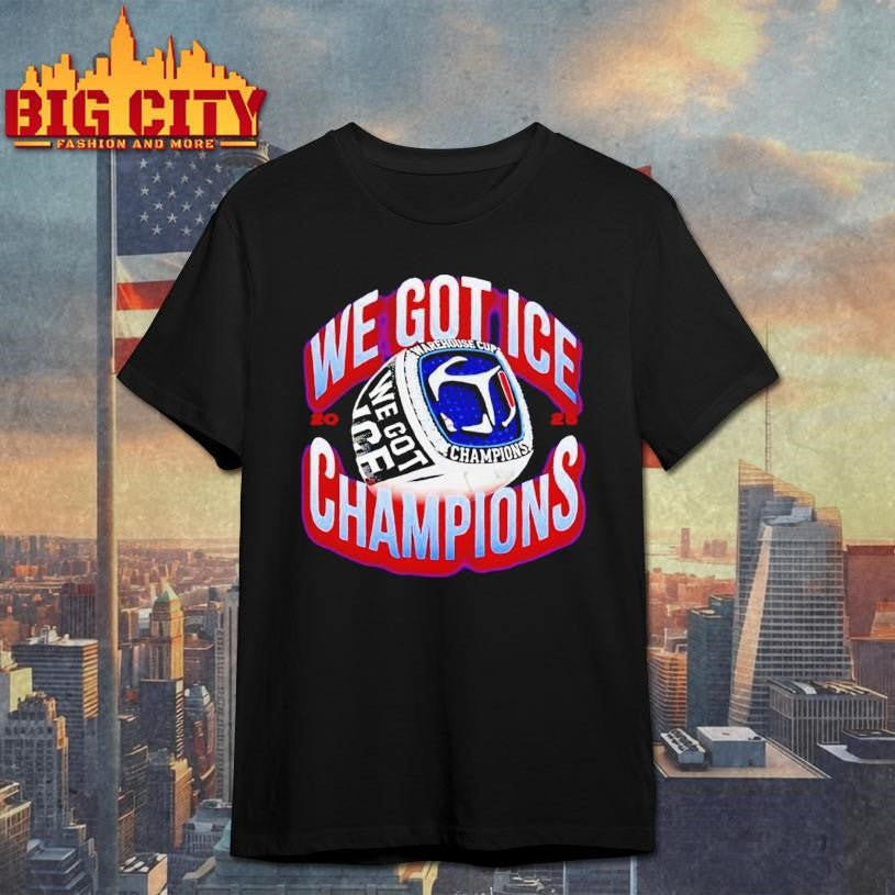 We Got Ice Champions Warehouse Cup Rings 2025 Shirt Unisex T-shirt, Sweatshirt, Hoodie, Long Sleeve Tee - T-Shirt, Sweatshirt, Hoodie