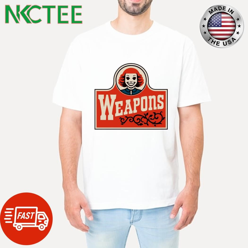 Weapons Movie logo shirt Unisex T-shirt, Sweatshirt, Hoodie, Long Sleeve Tee - T-Shirt, Sweatshirt, Hoodie