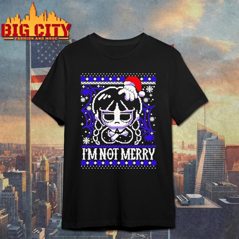 Wednesday Im Not Merry Ugly Christmas Shirt Unisex T-shirt, Sweatshirt, Hoodie, Long Sleeve Tee - T-Shirt, Sweatshirt, Hoodie