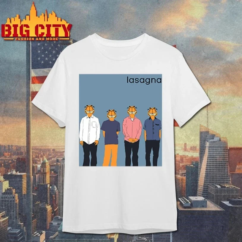Weezer Garfield Lasagna shirt Unisex T-shirt, Sweatshirt, Hoodie, Long Sleeve Tee - T-Shirt, Sweatshirt, Hoodie