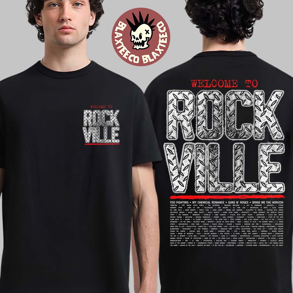 Welcome To Rockville 2026 Festival Merch Daytona Beach Florida From May 7 To 10 2026 Diamond Plate T-Shirt - T-Shirt, Sweatshirt, Hoodie