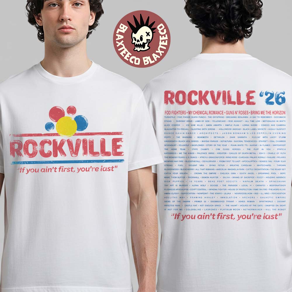 Welcome To Rockville 2026 Festival Merch Daytona Beach Florida From May 7 To 10 2026 Wonderville Two Sided T-Shirt - T-Shirt, Sweatshirt, Hoodie
