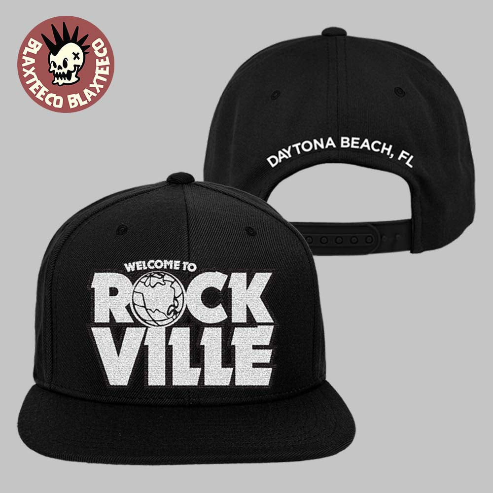 Welcome To Rockville 2026 Festival Merch Daytona Beach Florida Rock World Snapback Hat Unisex T-shirt, Sweatshirt, Hoodie, Long Sleeve Tee - T-Shirt, Sweatshirt, Hoodie