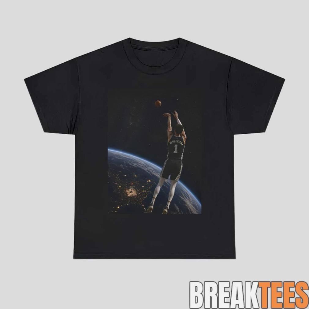 Wemby Alien Victor Wembanyama 3 Points Shirt Unisex T-shirt, Sweatshirt, Hoodie, Long Sleeve Tee - T-Shirt, Sweatshirt, Hoodie